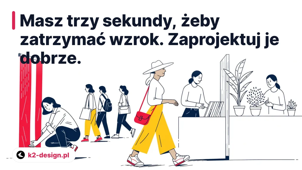 Masz trzy sekundy, żeby zatrzymać wzrok. Zaprojektuj je dobrze.